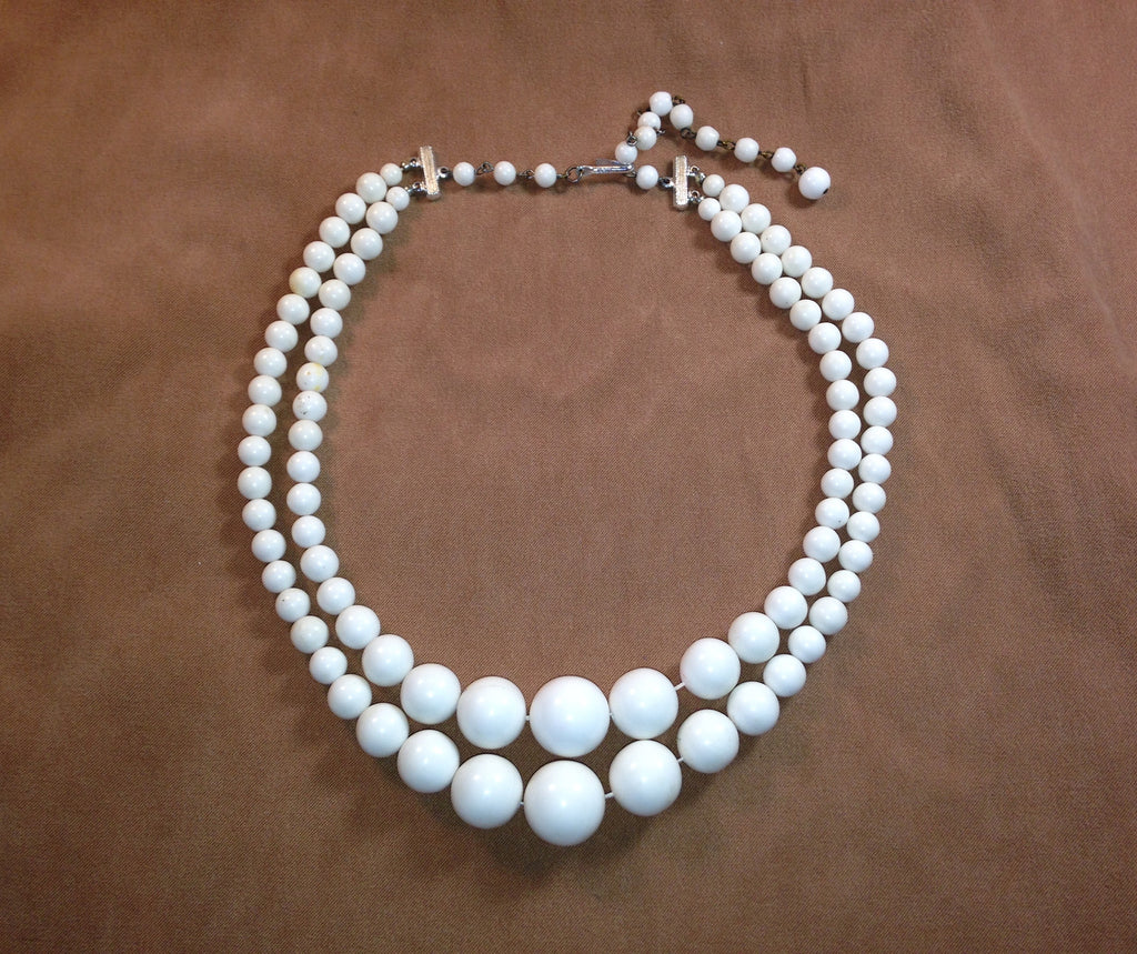 ★VINTAGE HOLLYWOOD★ Bumpy Beads Necklace_VH2435NE002M 즐거운 온라인 쇼핑공간에 오신 것을 환영합니다!