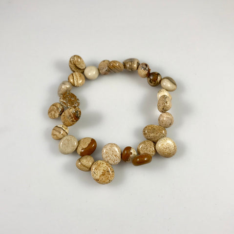 Picture Jasper Bracelet (140cts)