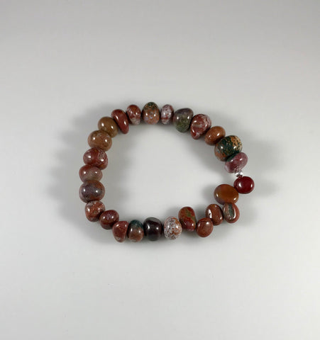 Ocean Jasper Rustic Tones Bracelet
