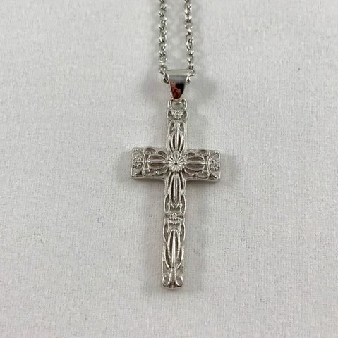 Sterling Silver Cross Necklace