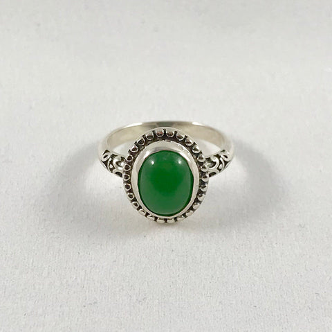 Burmese Jade Size 7 Ring